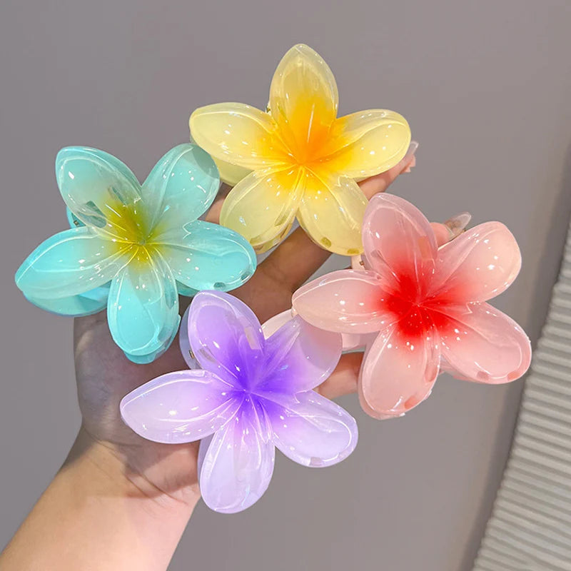 2/4PCS Fashion Women Flower Hair Clips