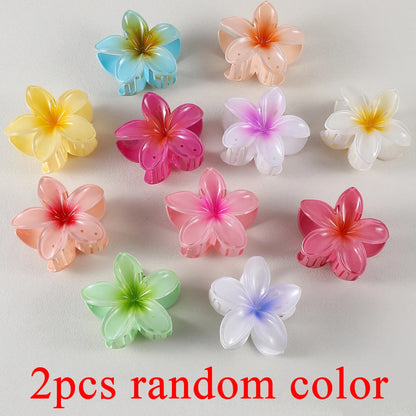 2/4PCS Fashion Women Flower Hair Clips