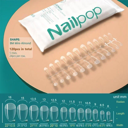 NAILPOP 120pcs Fake Nails Full Cover