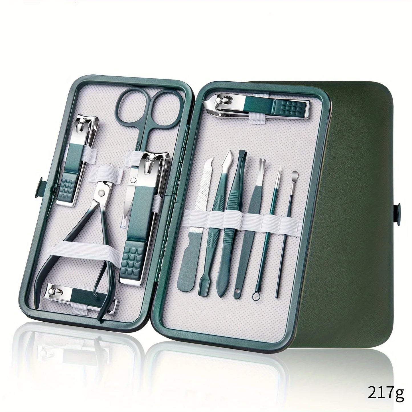 Professional 7/10/12/18 Piece Nail Care Kit Stainless Steel