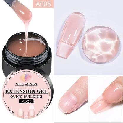 7ml Clear Non Stick Hand Solid Extension Nail Gel